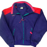 Made In USA Columbia Fleece Jacket - Large Purple Polyester