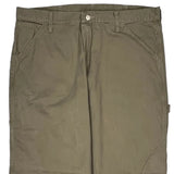 Wrangler Carpenter Trousers - 38W 30L Khaki Cotton