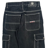 Beverly Hills Polo Club Cargo Trousers - 32W 30L Black Cotton