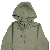 Age 16-18 Carhartt Hoodie - XL Green Cotton Blend