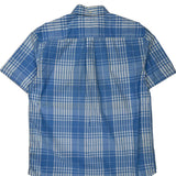Tommy Hilfiger Checked Short Sleeve Shirt - Large Blue Cotton