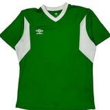 Umbro Football Shirt - Large Green Polyester