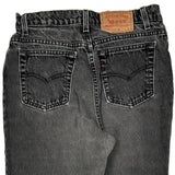 512 Levis Slim Fit Jeans - 28W UK 8 Grey Cotton