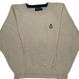 Chaps Ralph Lauren Sweater - Medium Cream Cotton