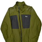 Helly Hansen Windbreaker - Large Green Polyester