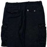 American Eagle Cargo Shorts - 38W 10L Black Cotton