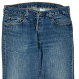 501 Levis Jeans - 38W 34L Blue Cotton