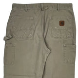 Carhartt Carpenter Pants - 36W 32L Khaki Cotton