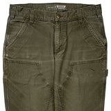Carhartt Double Knee Carpenter Pants - 32W 30L Gray Cotton