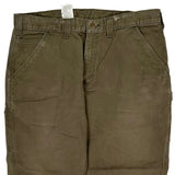 Carhartt Carpenter Trousers - 37W 30L Brown Cotton