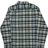 Nautica Checked Shirt - XL Blue Cotton