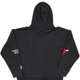 Chicago Bulls Nba Graphic Hoodie - Large Black Cotton