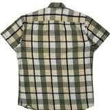 Ralph Lauren Checked Short Sleeve Shirt - Large Green Cotton