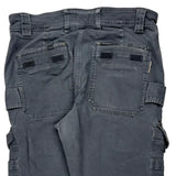Duluth Cargo Pants - 31W 32L Gray Cotton Blend