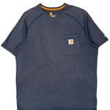Relaxed Fit Carhartt T-Shirt - Large Gray Cotton