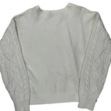 USrl Polo By Ralph Lauren Graphic Sweatshirt - Large White Cotton