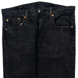 Levis 501 Jeans - 38W 30L Black Cotton