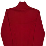Tommy Hilfiger Full Zip Sweater - Small Red Cotton
