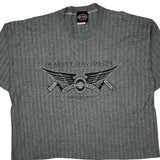 Flagstaff Harley Davidson Graphic T-Shirt - XL Grey Cotton
