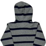 Age 3 Polo By Ralph Lauren Striped Hoodie - 2XS Gray Cotton