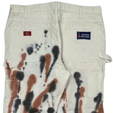Dickies Tie-Dye Carpenter Pants - 38W 32L Multicoloured Cotton