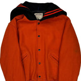 Made In USA Delong Varsity Jacket - Medium Black Wool