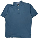 Tommy Hilfiger Polo Shirt - Large Blue Cotton