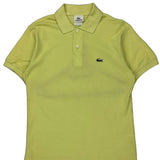 Lacoste Polo Shirt - Medium Yellow Cotton