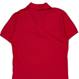 Lacoste Polo Shirt - XL Red Cotton