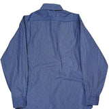Tommy Hilfiger Striped Shirt - Large Blue Cotton