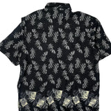 Puritan Floral Hawaiian Shirt - Large White Viscose