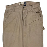 Gap Carpenter Pants - 30W 30L Beige Cotton