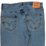 550 Levis Jeans - 35W 32L Blue Cotton