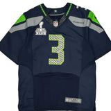 Seahawks Nike Football Jersey - Large Navy Polyester