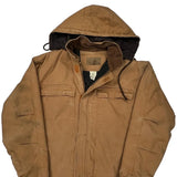 Unbranded Tall Jacket - Large Brown Cotton