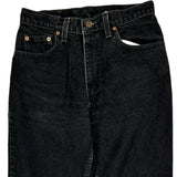 550 Levis Jeans - 28W UK 8 Black Cotton
