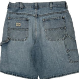 Lee Carpenter Shorts - 36W 11L Blue Denim