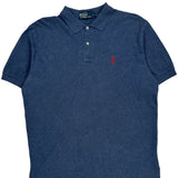 Polo By Ralph Lauren Polo Shirt - Large Blue Cotton