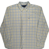 Tommy Hilfiger Checked Shirt - 2XL Blue Cotton