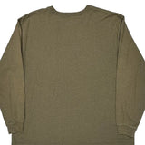 Carhartt Long Sleeve T-Shirt - 2XL Green Cotton