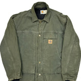Made In USA Carhartt Jacket - XL Green Cotton
