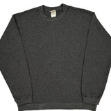 Blank Hanes Sweatshirt - Medium Grey Cotton Blend