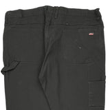 Dickies Cargo Pants - 42W 30L Black Cotton