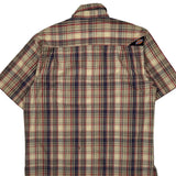 Dickies Checked Short Sleeve Shirt - Medium Multicoloured Cotton