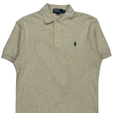 Polo By Ralph Lauren Polo Shirt - Small Beige Cotton
