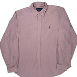 Ralph Lauren Shirt - XL Pink Cotton