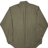 Blake Ralph Lauren Shirt - Large Khaki Cotton