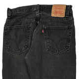 505 Levis Jeans - 32W 30L Black Cotton