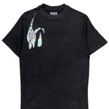 Hanes Single Stitch T-Shirt - Medium Multicoloured Cotton Blend