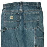 Lee Cargo Carpenter Jeans - 32W 30L Blue Cotton